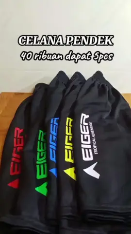 Celana Pendek Eiger 40ribuan dapat 5 pcs #celanapendek #celanapendekpria #celana #celanamurah #cuantanpabatas 
