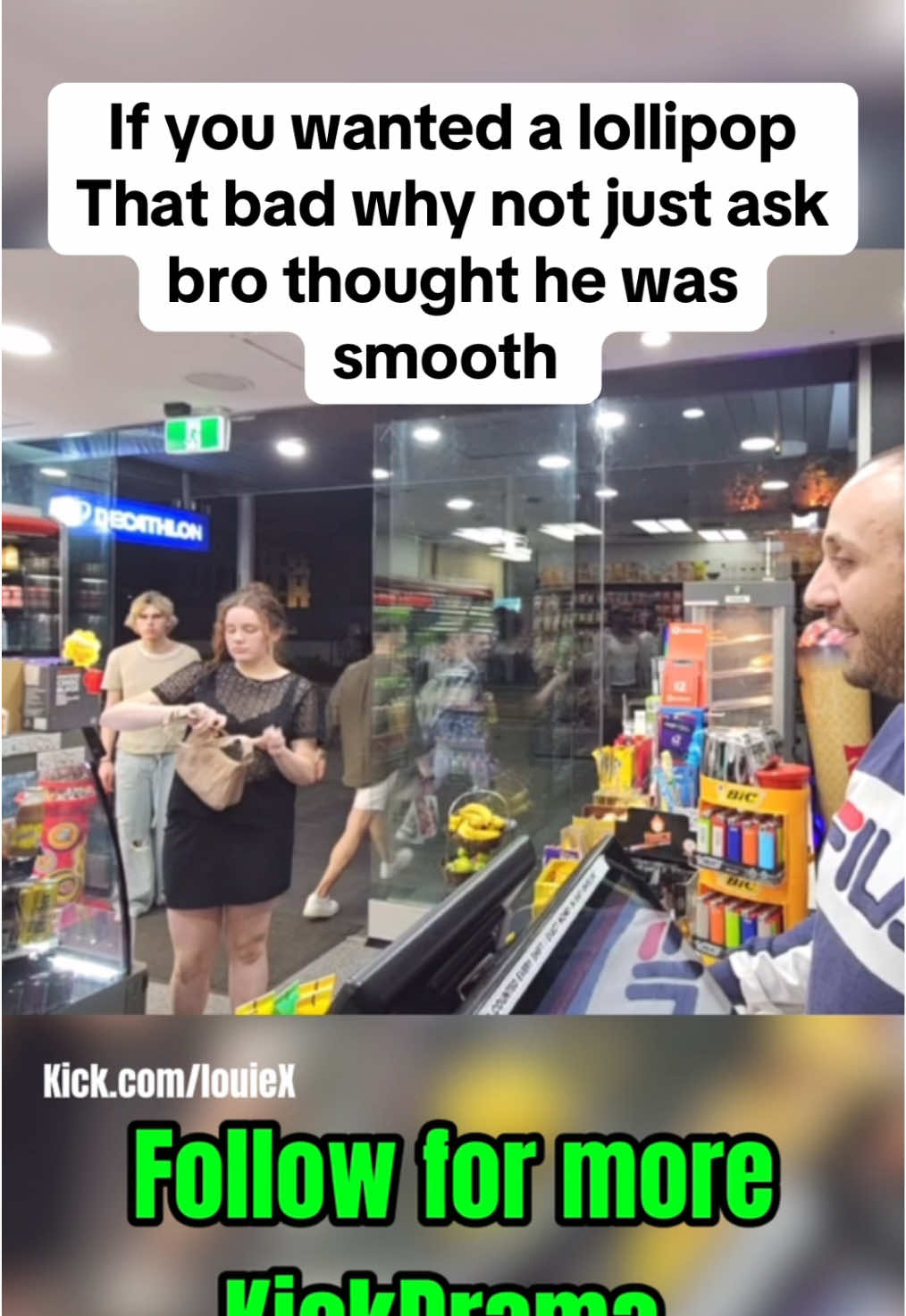 Turn yourself in🤣🤣#fyp #kick #clips #louiex #sydney 