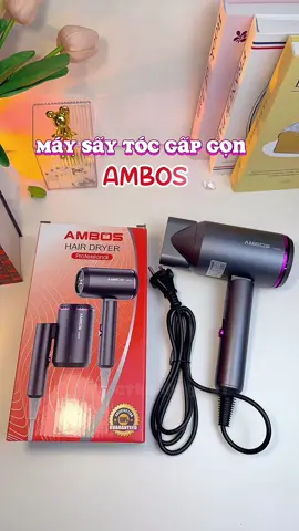Máy sấy tóc gấp gọn hạt dẻ có chế độ tự ngắt điện khi phát hiện bất thường✨ #maysaytoc #maysaytocambos  #giadungtienich #ambos  #ngocthanhngo #tinireview  #xuhuong #thinhhanh 