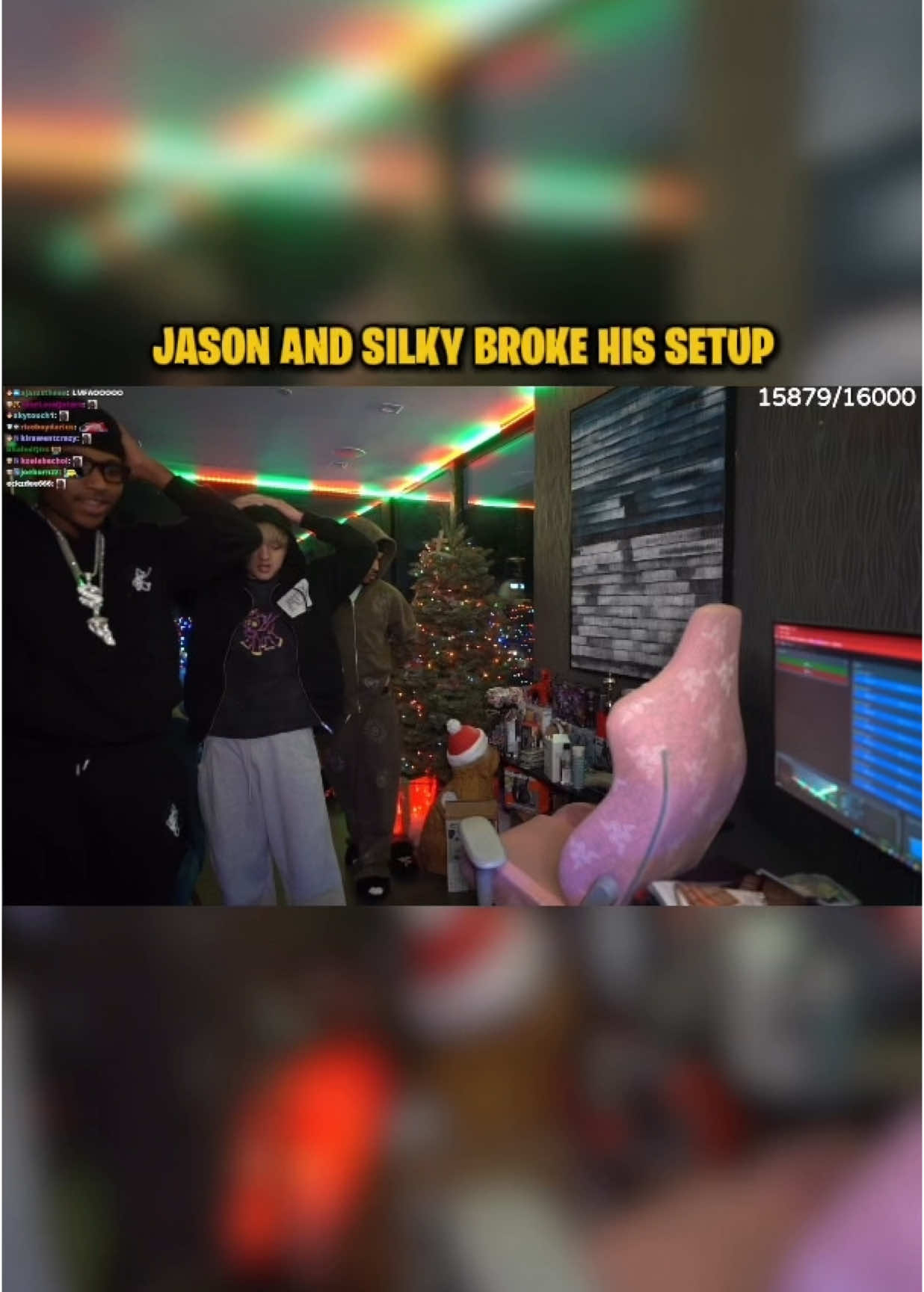 Jason And Silky BROKE His Setup #jasontheween #twitch #clips #foryou #faze #silky #plaqueboymax 