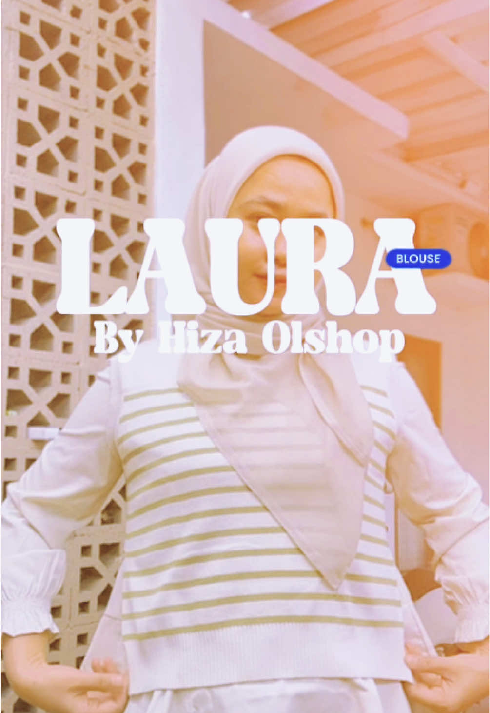 Laura blouse by Hiza Olshop 😍 #laurablouse #hizaolshop #OOTD #ootdhijab #fyp #fypシ゚ #fyppppppppppppppppppppppp 