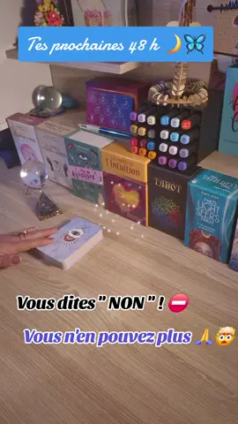 Tes prochaines 48 h ! 🌙🦋✨️ Vous dites NON !! ⛔️ Vous n'en pouvez plus 🙏🤯 #messagedujour #tiragedecartes #guidance #guidancedujour #tirageaujourdhui #energiedujour #cartomancie #voyance #tiragedecarte #cartomencienne🔮 
