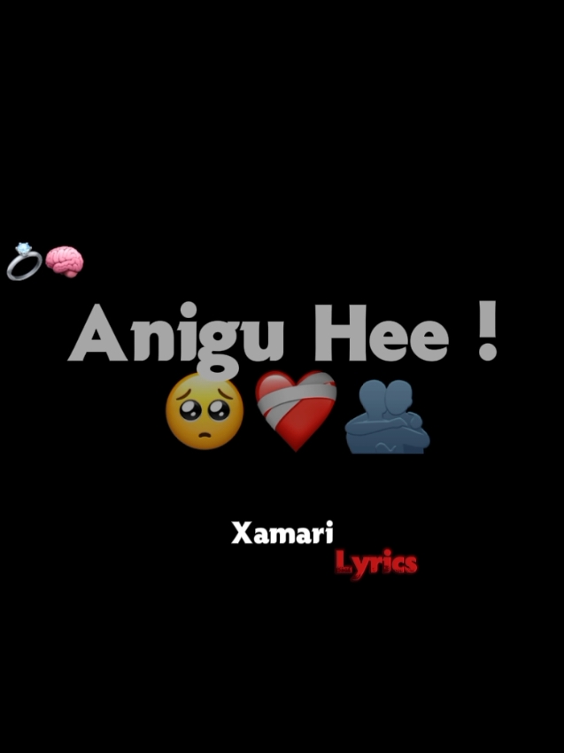Part 68 | Anigu Hegan Ban Ahay !🥺❤️🫶🏻 #xamariyoww🤴🏼🔐 #blackscreen #fouryou #fouryoupage #somalitiktok #somalilyrics🌺😕💎 #blacklyrics🖤🍃 #
