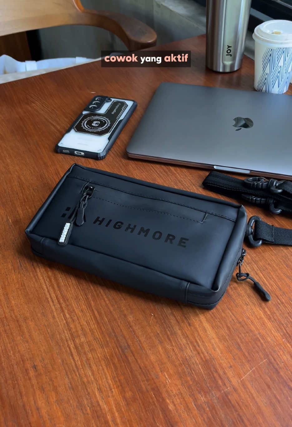 Highmore STRUICK hand bag sling bag clutch bag tas selempang pria premium waterproof anti air #taswaterproof #slingbag #clutchbag #taspria #handbagpria #tasantiair 