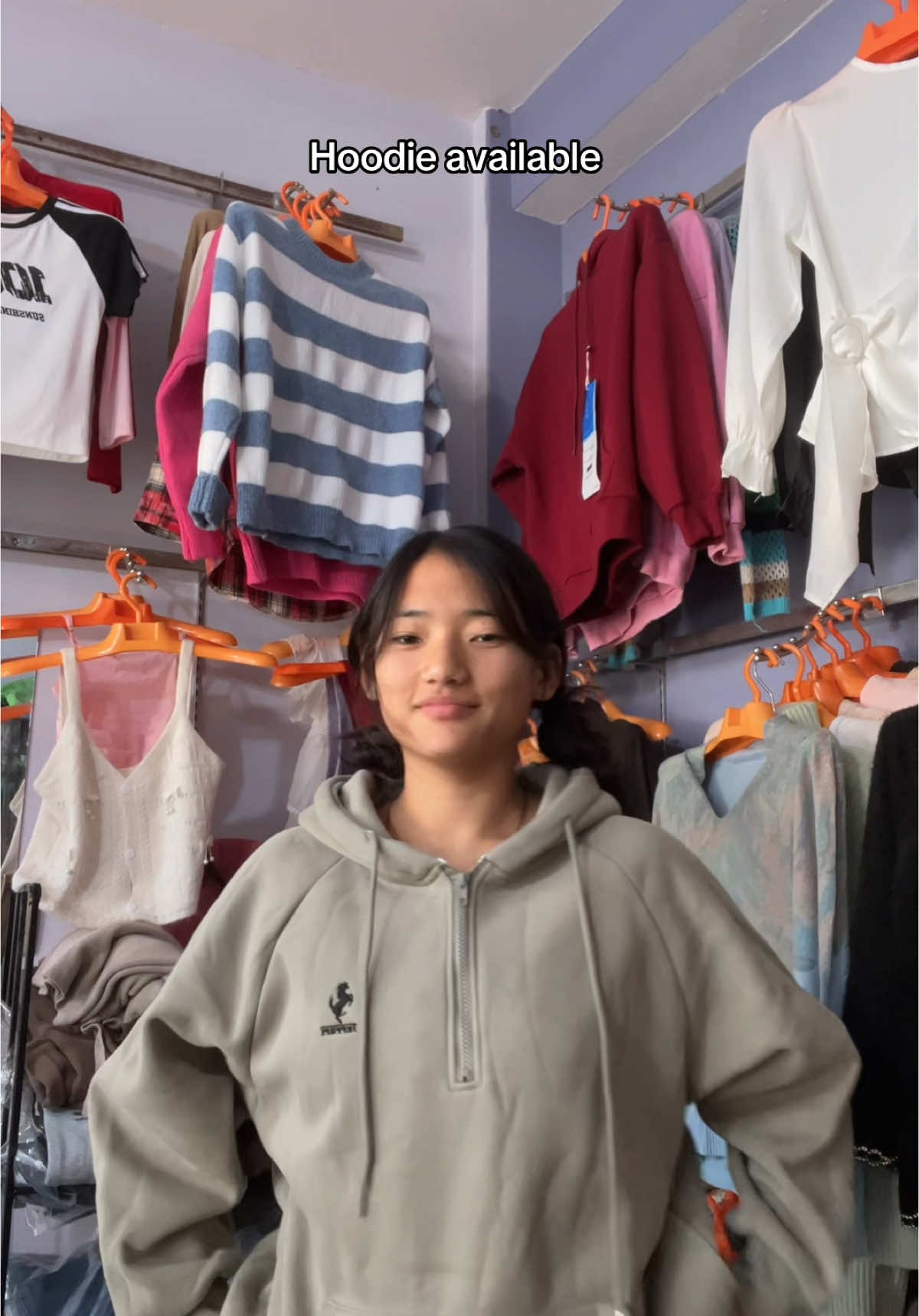 New arrival #prayashfancystore #chakraghatti #9862350784 #winterfashion #hoodie@anjila shrestha @🍜 