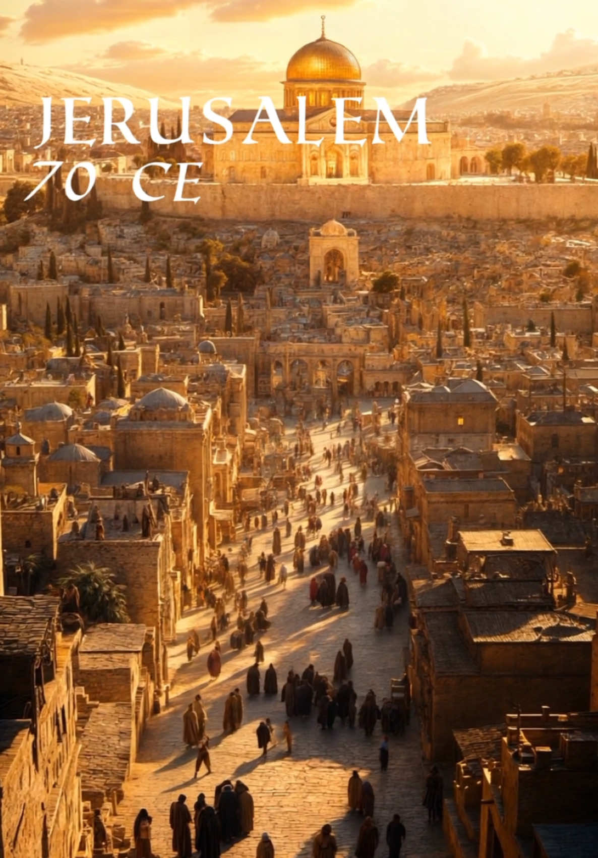 What was Jerusalem like 1,954 years ago?  #jerusalem #jesus #History #historytok #Film #ai 
