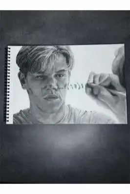 Good Will Hunting 🎬 #draw #drawings #movie #willhunting #goodwillhunting #mattdamon #fyp #cinema #lenoufinspiration 