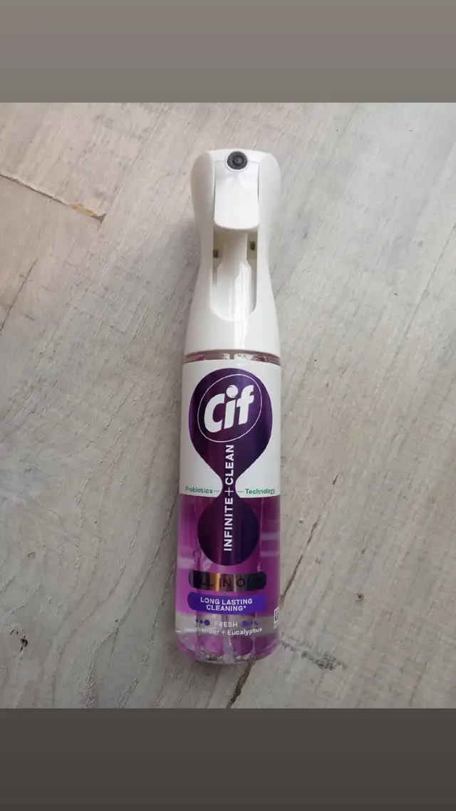 💙 INFLUENSTER 💙 💜 CIF 💜 Thank you Influenster and Cif for sending me this new Cif - Infinite Clean All in One Spray  For long lasting cleaning with probiotics technology Fresh - Lavender & Eucalyptus  It's perfect for all surfaces including mirrors, hobs, tiles and so many more  It smells great and really does last ages  www.influenster.com/r/6678115 @influenster  @cif_uki  #influenster  #cif  #cifinfiniteclean  #allinone  #longlasting  #testandreview  #gifted 