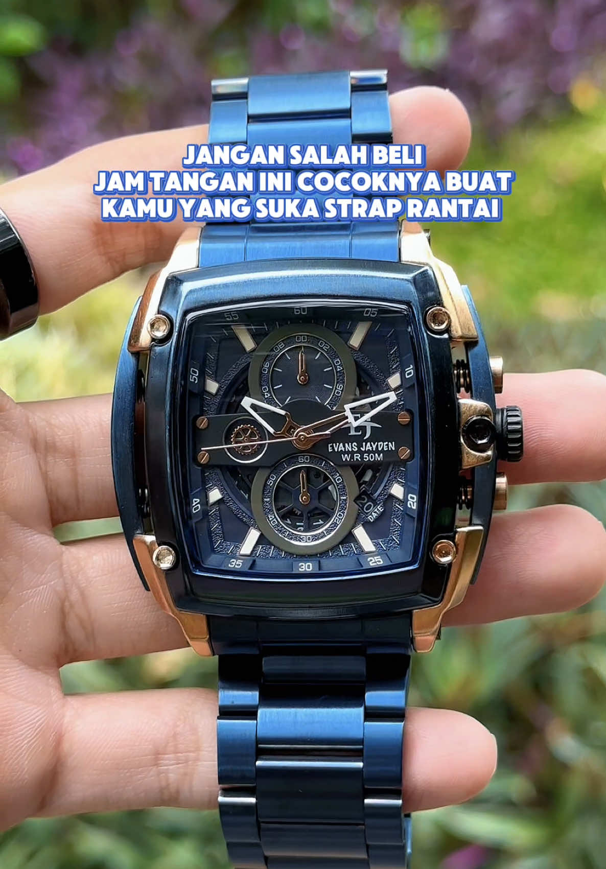 GUNCANG AKHIR TAHUN ‼️ Jam tangan pria Original, Bergaransi Resmi dan Gratis Ongkir Langsung aja checkout di keranjang kuning dan jangan lupa like, follow, serta JOIN LIVE agar gak ketinggalan promo menarik lainnya 😘 #jamtanganpria #rekomendasijamtangan #luxurywatches #belilokal #guncanggajian #evansjayden 