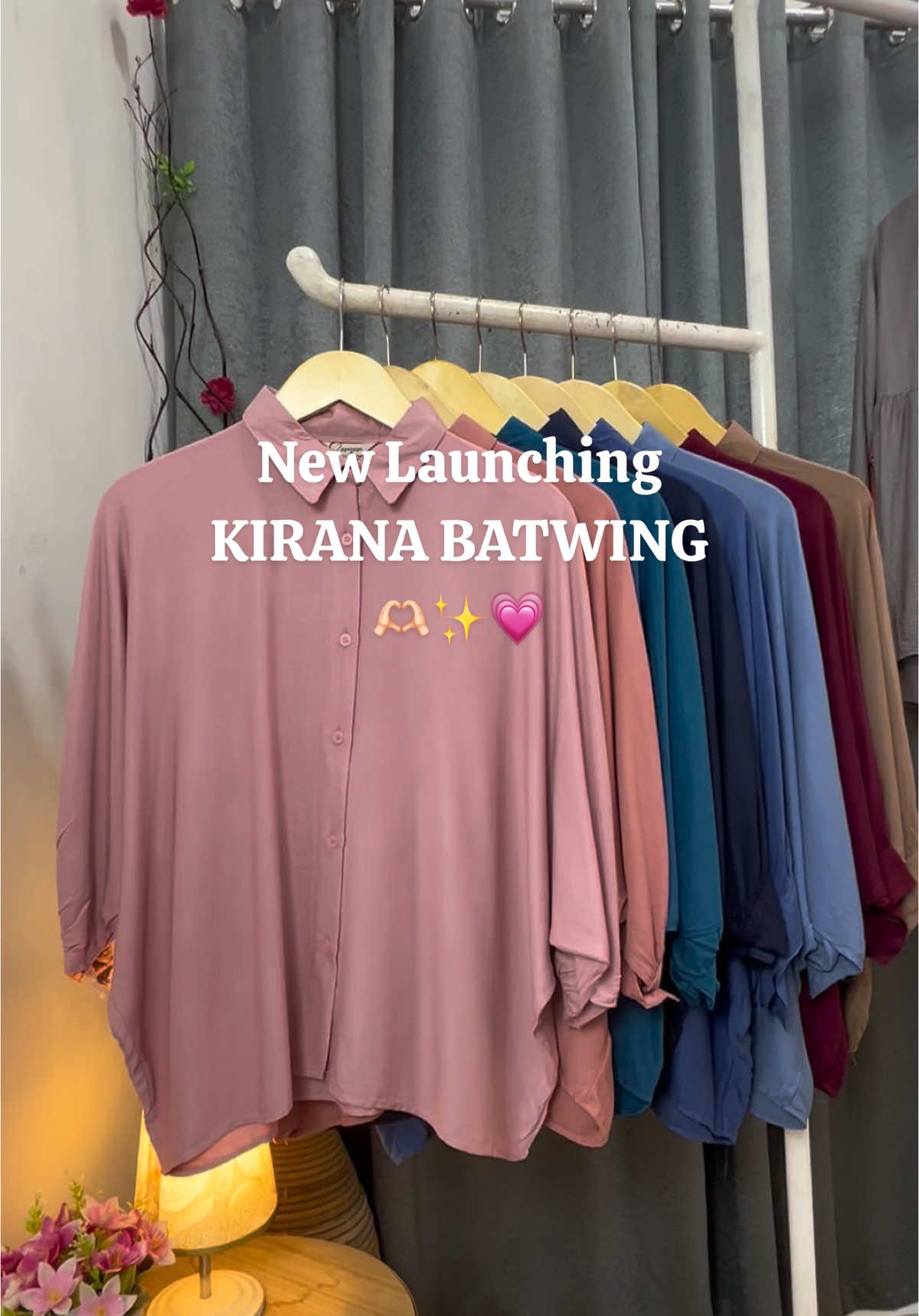 LAUNCHING ‼️ Kirana Blouse Kemeja Batwing 🫶🏻🫶🏻 Bahan rayon twill premium adem di pakainyaa🥰🥰 #outfit #kemeja #blouse #kemejarayon #kemejabatwing #OOTD #newlaunch 