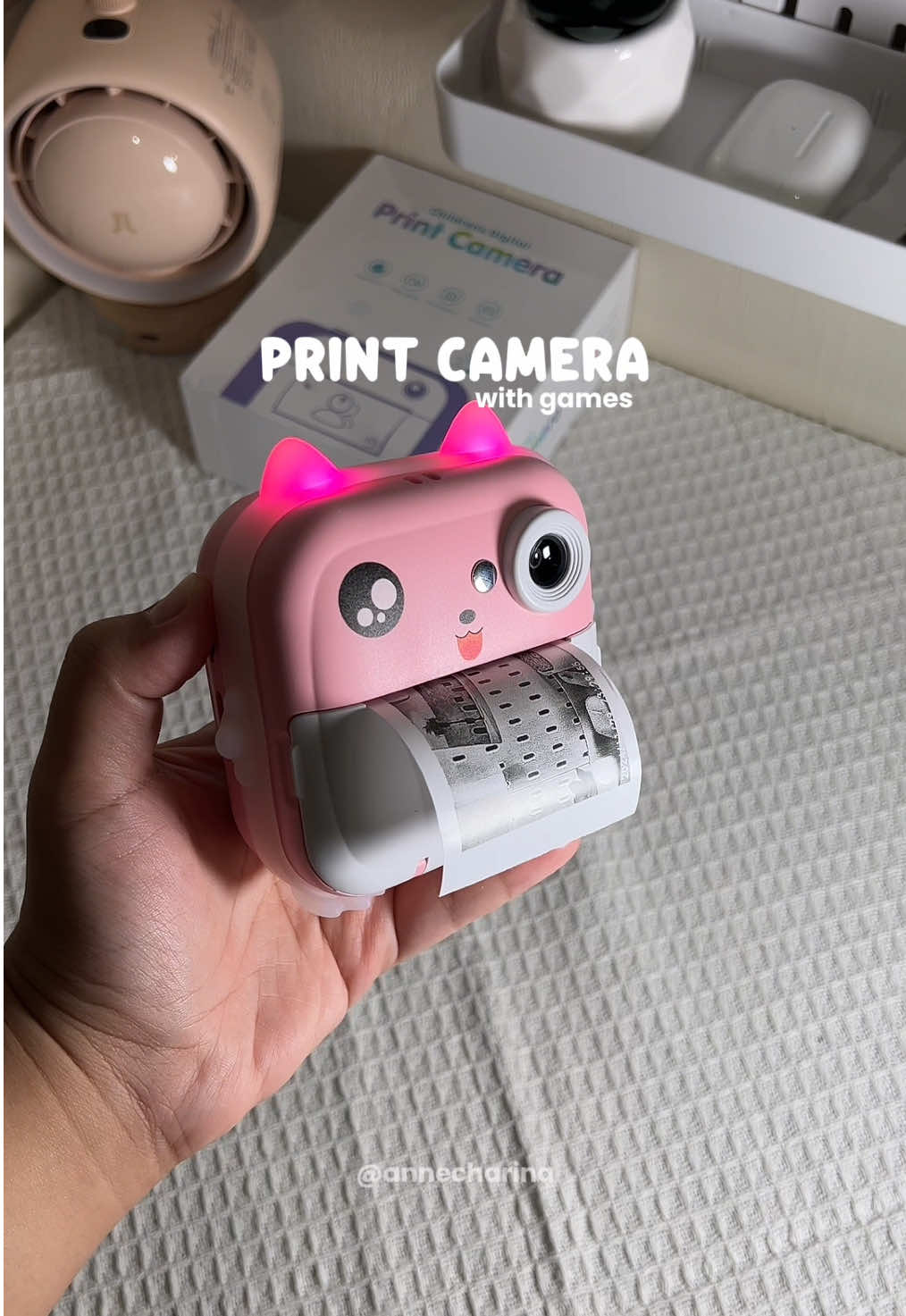 so cute, entertaining, and fun to play! gandang camera for kids 🤩 #printcamera #thermalprinter #printcameraforkids #cameraforkids #digitalprintcamera #childrensdigitalcamera #digitalcamera #fyp 