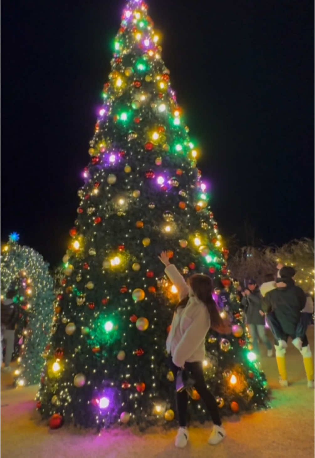 Christmas is comin❤️💚 #christmas #chrismastree #korean #fyp #viral 