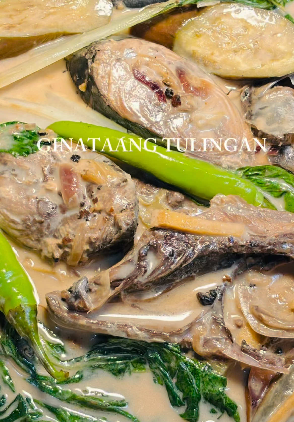 GINATAANG TULINGAN 😋  #ulamideaspinoy #gatarecipe #ginataangtulingan #isdarecipe #cooking #Foodie #tulingan 