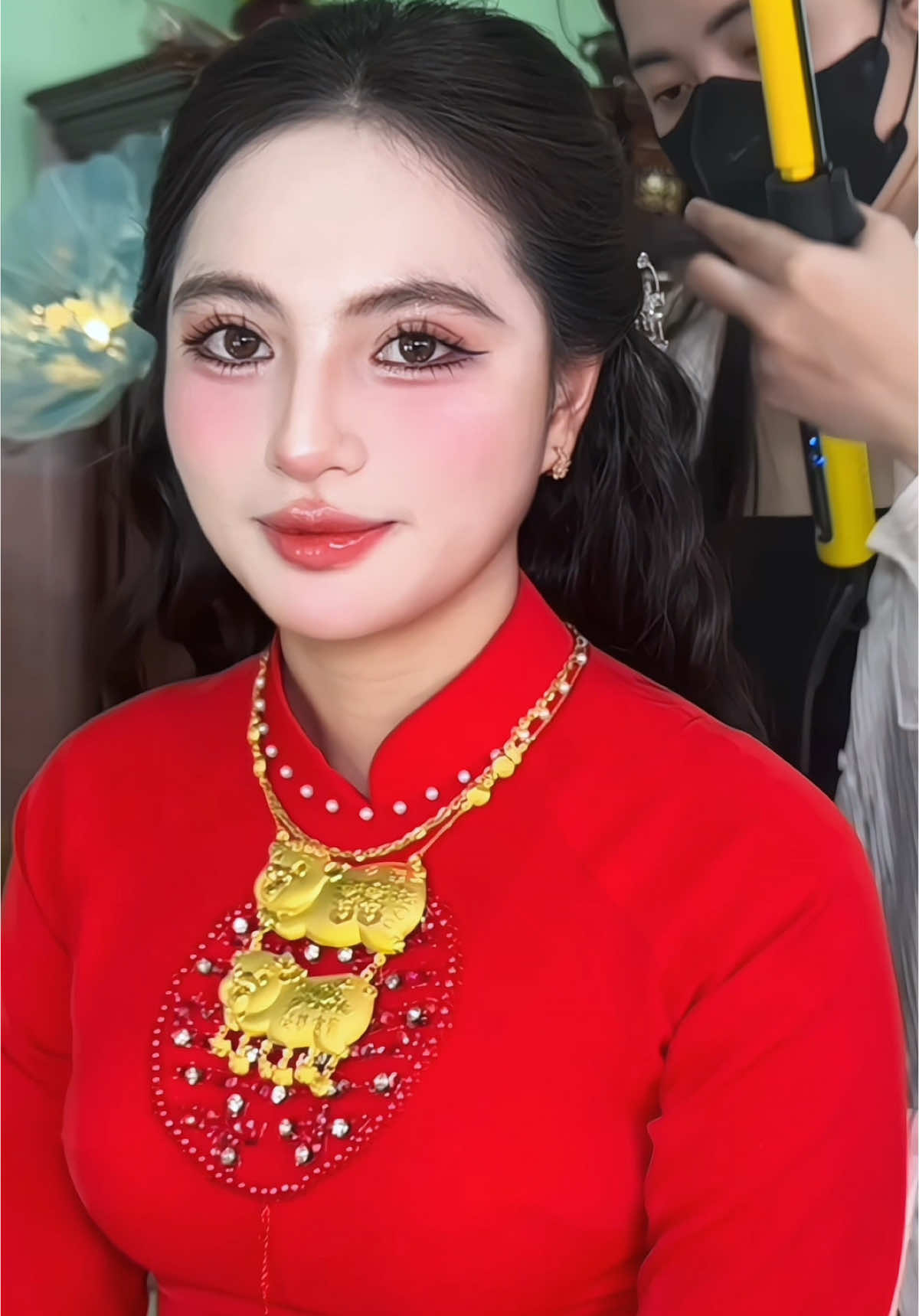 Cả nhà có thấy cô dâu có nét giống người Ấn Độ không ạ #codau #ilovetiktok #teamhiwon #xuhuong #makeupnatural #makeup 