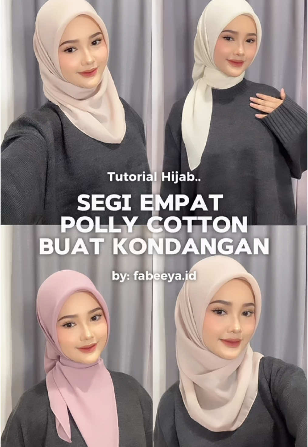 Hijab nya l!nk no[703d]dibi0 profil!👀 by @Fabeeya Official ✨ - Cara order:  1. KLIK LINNK DI BI0 PROFIL AKU (mycollection.shop/nrfnkmila ) 2. KLIK KOLOM “CARI LINNK” DI PALING ATAS  3. CARI NO. SESUAI PRODUK  4. LALU KLIK & ORDER - #hijabsegiempat #tutorial #hijabfashionstyle #gayaditiktok #stylingideas #fypage #fyp 