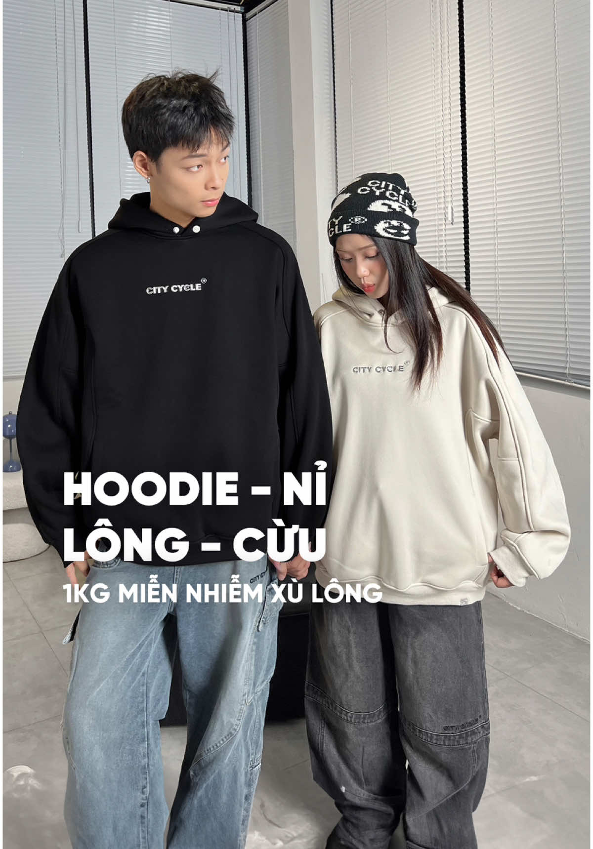 Hoodie-Nỉ-Lông-Cừu Hover 1kg, nặng tình hơn cả người yêu cũ! Miễn nhiễm với Xù-Lông. Mặc vô là chill như Đà Lạttt 😎❄️ #citycycle #localbrand #hanoistreetwear #review #muataitiktok 