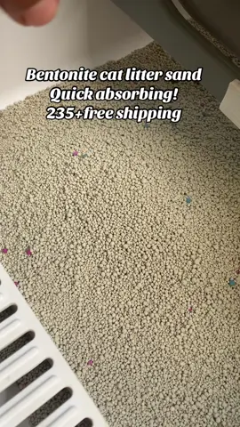 Bentonite cat litter sand Quick absorbing! 235+free shipping #littersand #bentonitecatlitter 