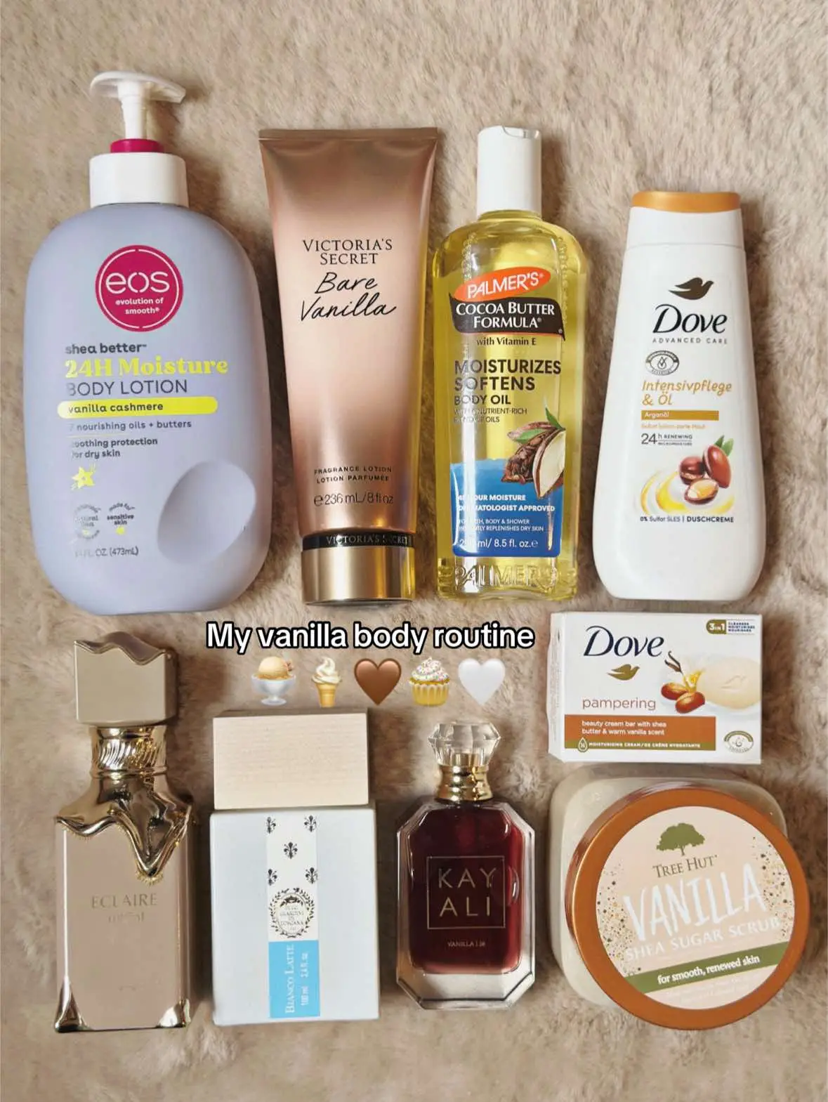 #vanillabodyroutine #vanillagirl #vanilla #vanillaroutine #vanillashoweroutine #vanillagirlaesthetic #vanillaperfume #vanillabodywash #vanillabodycare #vanillabodylotion #eosvanillacashmere #vanillabodyoil #vanillabodybutter #vanillabodymist #barevanilla #dove #perfume #perfumetiktok #biancolatte #billieeilish #lattafa #kayaliperfume #burberrygoddess #fyp #bodycareroutine 