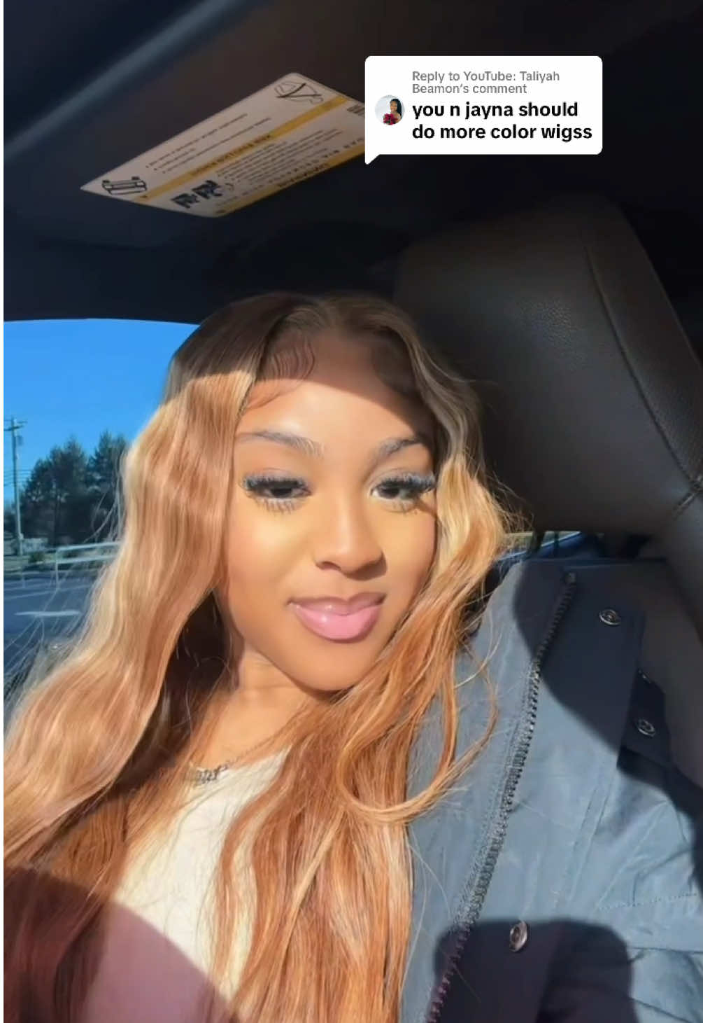 Replying to @YouTube: Taliyah Beamon  You girls said you like color wigs. Now, look what I found! The full density and silky texture are all flawless and the color is gorgeous. Glueless highlight wig from @OQhiar  hashtags:#readytowearwigs #oqhairreview #gluelesswigs #weartogo #wighack #girls #date #fyp#highlighwig#colorwig#beautifulwig#prettywig