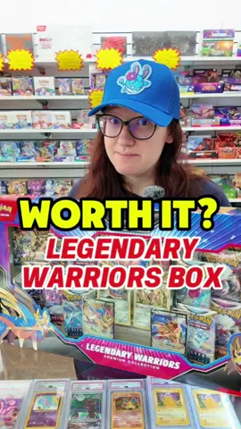 Worth it? The Pokémon Legendary Warriors Premium Collection Box #pokemoncards #pokemoncardsopening #pokemontcg #pokemonunboxing #pokemonswordandshield 