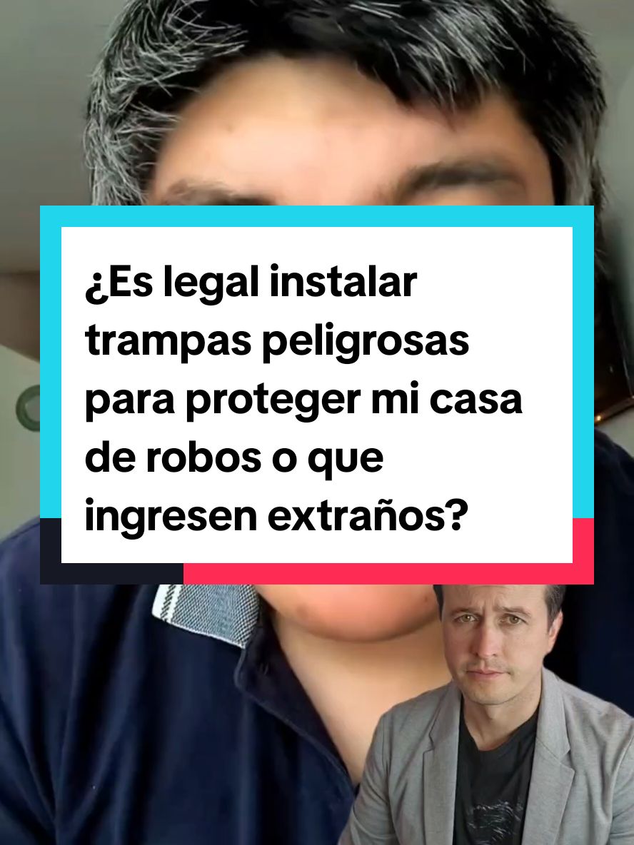 ¿Es legal instalar trampas peligrosas para proteger mi casa de robos o que ingresen extraños?#abogadorodolfomarin #fyo #viral #derechos #seguridad #casa #robo #inmueble #trampas 