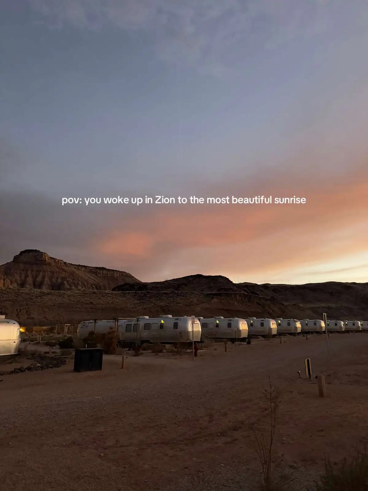 trading the snow for some crisp, fresh air in southern utah 🏔️ #autocampzion #zionnationalpark @AutoCamp 