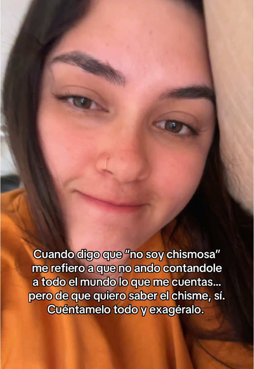 Y la que dice que no, miente. 