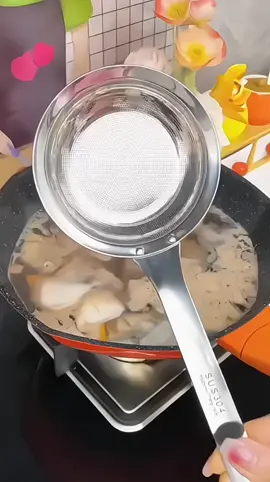 Vợt lưới lọc cặn cho dầu ăn với dầu mỡ inox304 nguyên miếng #muoilocdauan #thialocdau #moilocdau #xuhuong #xuhuongtiktok 