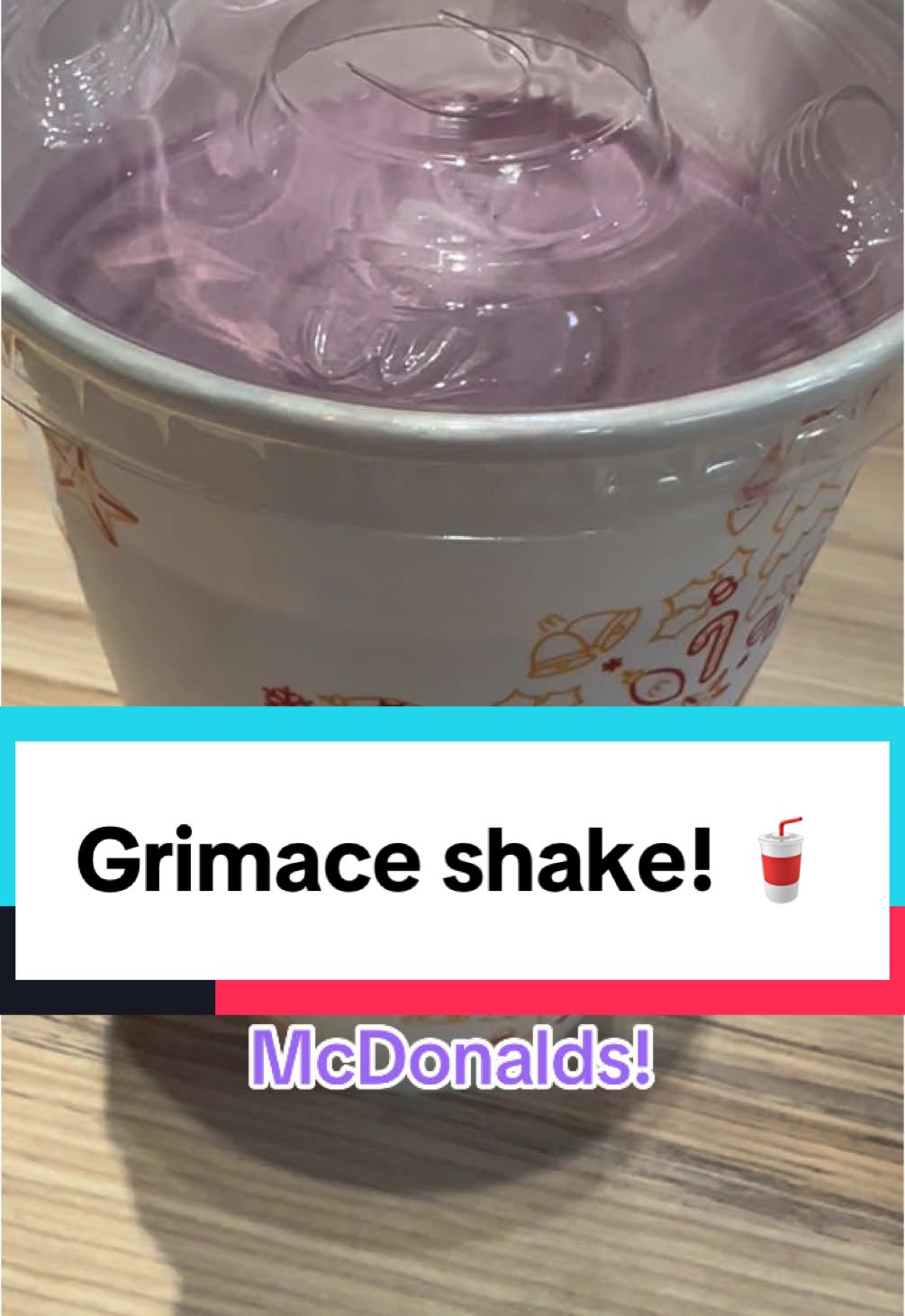 Grimace shake is 10/10 #mcdonalds #grimaceshake #grimace #mcdonaldshacks #fyp #foryou #foryoupage #uk 