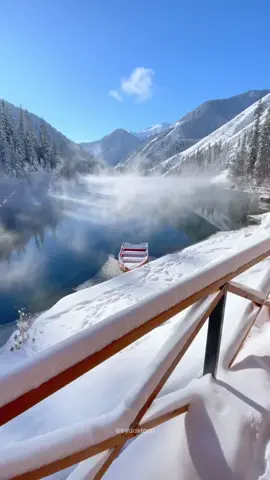 One of the most affordable travel destinations right now is Kazakhstan, and there's so much to see in winter! 😍 #tourism #nature #Kazakhstan 