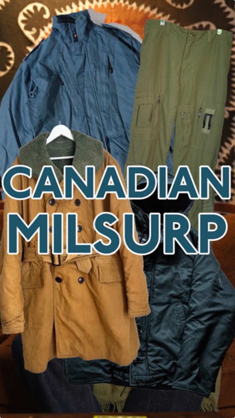 Canadian Militaria. . . . . . #menswear #fashion #menstyle #outfit #menfashion #milsurp #militarysurplus #outerwear #vintage #vintagefashion #vintageclothing 