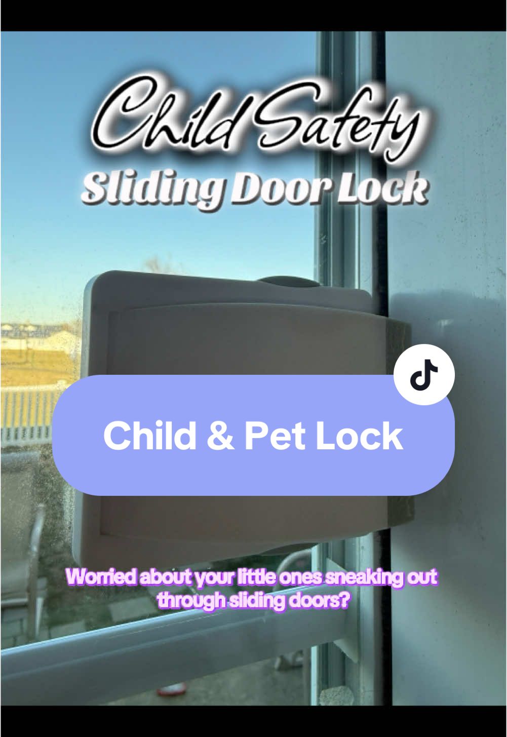 Child Safety Sliding Door  Lock Sliding Glass Door Lock Childproof Sliding Doors Sliding Window Lock for  Kids Baby Safety Door Lock Pet Safety Sliding Door  Lock Easy to Install Door Lock No Tools Sliding Door  Safety Lock Rental-Friendly Childproof  Lock Home Safety for Kids  and Pets #ChildSafety #SlidingDoorLock #toddlermom  #toddler  #HomeSafety #PetSafety #ParentingHacks