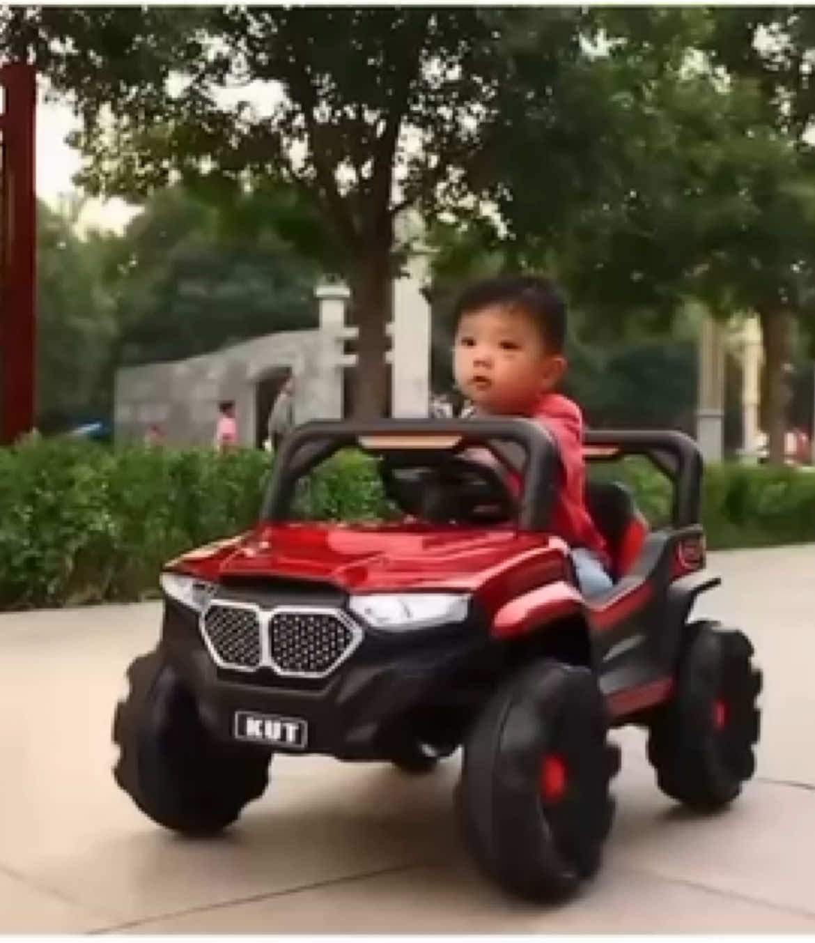 Kereta elektrik kanak-kanak, kenderaan luar jalan empat roda, tali pinggang pengecas kereta kawalan jauh dengan buaian, kereta bayi untuk lelaki dan wanita berumur 1-6 tahun#stroller #storellerbabylipatmurah 