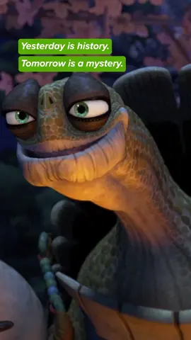 Always a good time to listen to Master Oogway 🎁 #KungFuPanda #DreamWorks