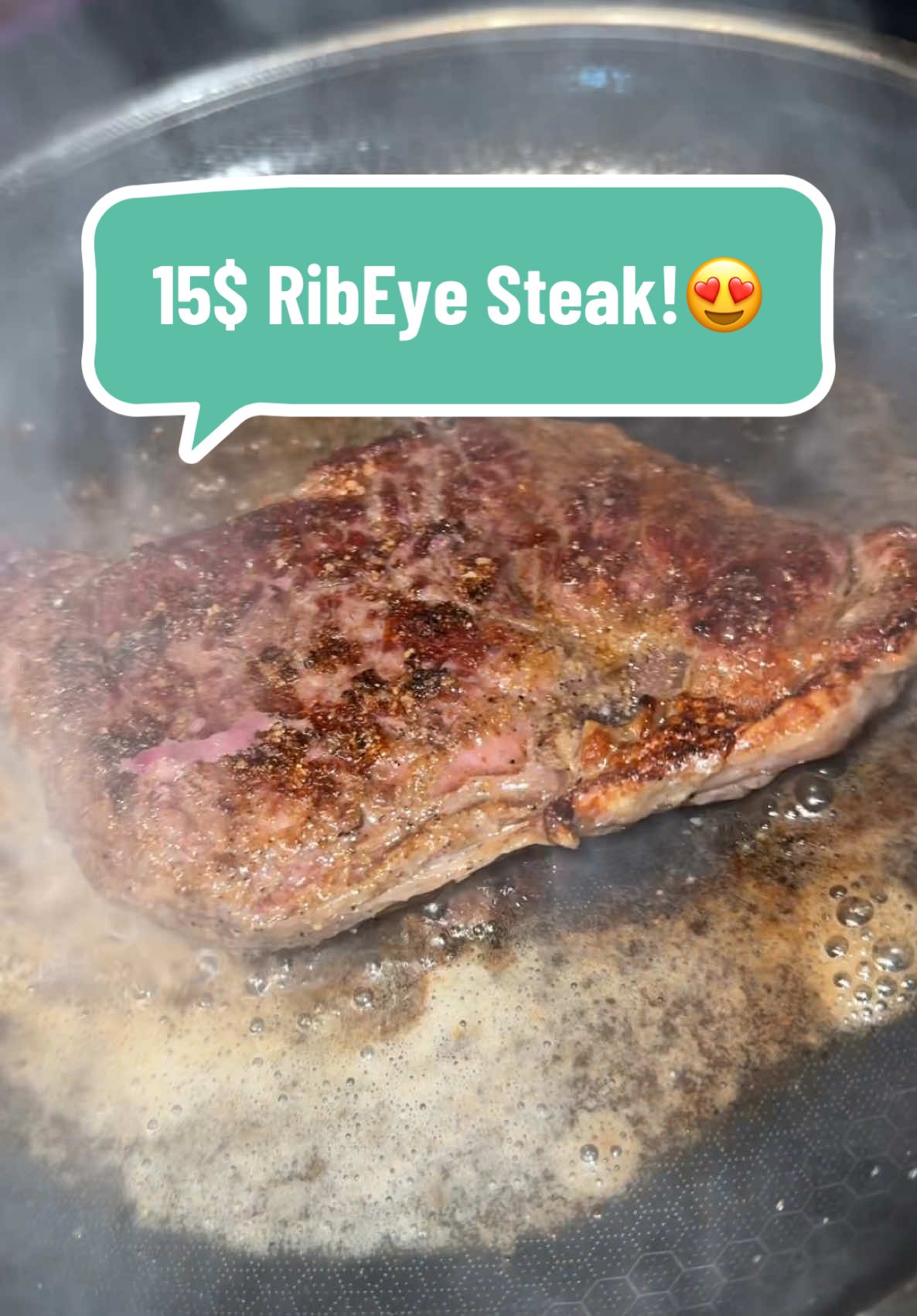 How to cook a Ribeye Steak! Easy cooking! Cook at home!😍🤤🤯 #fyp #fypシ #Foodie #foodietiktok #foodvlog #chopelasreviews #cooking #steak 