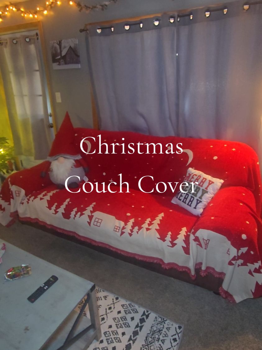 Idk how a couch cover can bring back so many memories.... It reminds me of past Christmases with family and all the memories we made before everything changed.  If I can bring that to you too, It would make me so happy.  Go ahead and shop the orange cart to see this gorgeous couch cover for yourself! #couchcover #christmasnostalgia #christmasmemories #christmasdecor #christmasfeels 