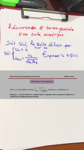 Suite numérique #recurrence et #termegenerale #bac2025 #demonstration #recurrence #Suite #maths #physiques #Science #TleSE #bacsience2025 #bacmaths2025 #viralvideotiktokeducation #tiktokeducation #educationnationale #gabon #Tunisia #gabontiktok🇬🇦  #senegal 