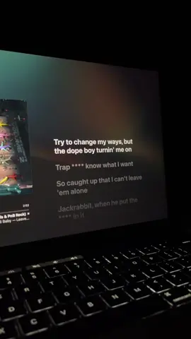 Leave Em Alone - City Girls & PnB Rock #macbook #lyrics #fyp #applemusic 