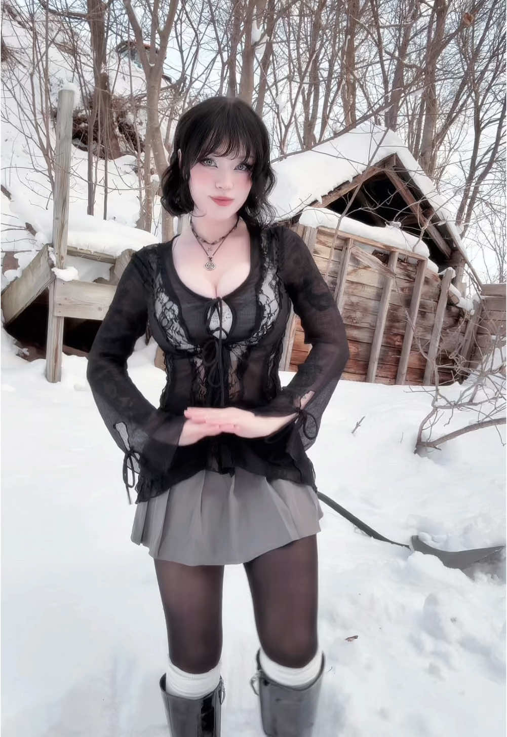 ❄️❄️❄️#egirl #altgirl #gothgirl #altfashion 