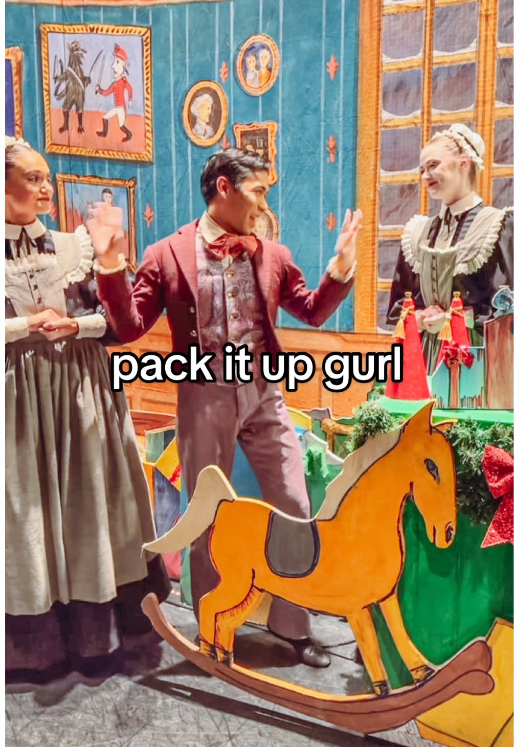 In another life, Fritz is a wealthy Thai socialite that likes to go shopping with his maids. IB: @AON - ออน สมฤทัย  #coloradoballet #nutcracker #party #ballet #ballettok #dance #thai #socialite #shopping