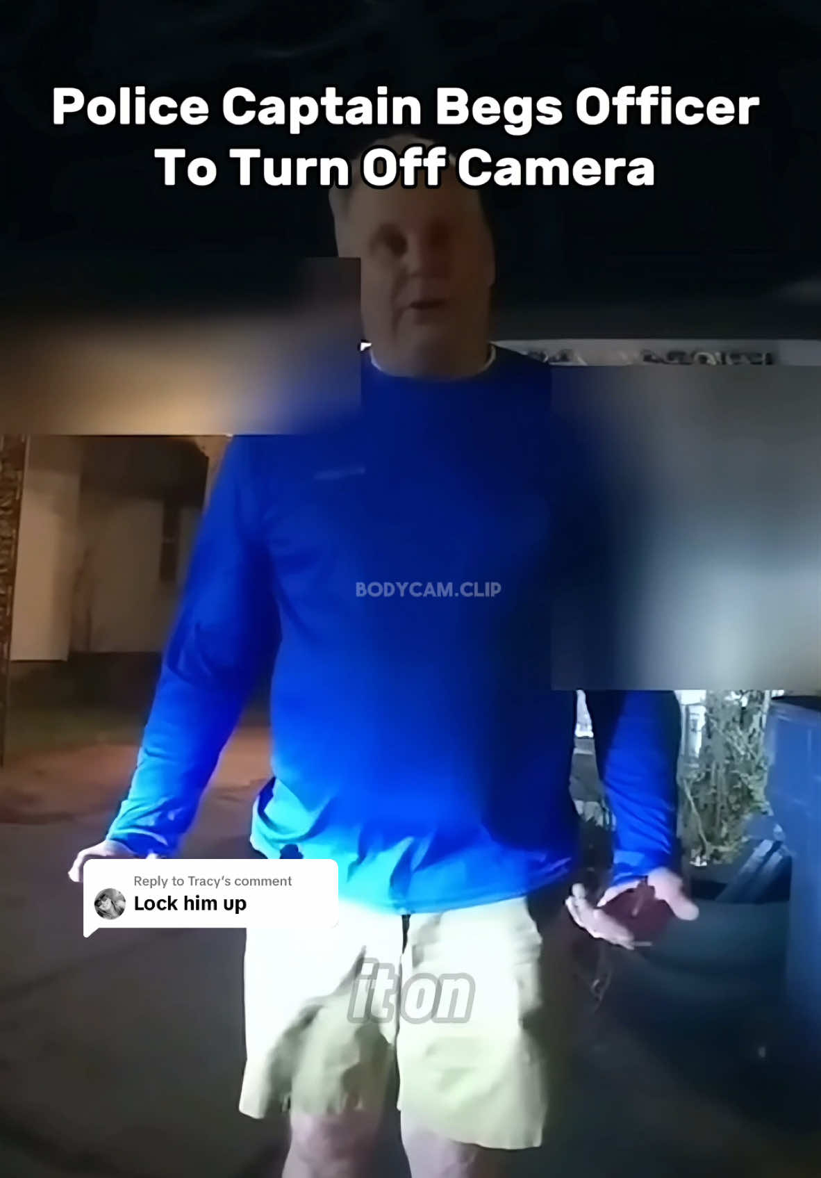 Replying to @Tracy After the Police officer tells the Captain that he will not turn off his bodycamera, the captain continues to beg the officer to do so. What do you think the police captain was going say to the officer off camera?  