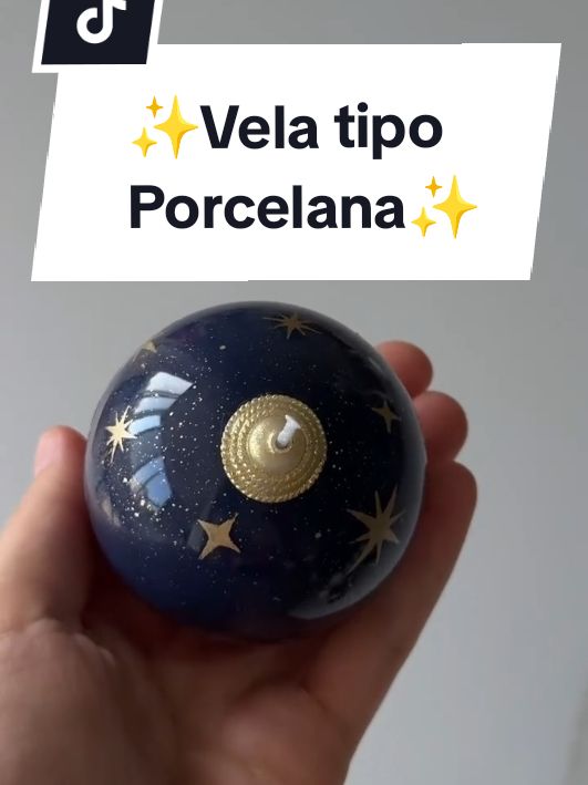 Vela tipo Porcelana ✨️ #barnizdevelas  #velasartesanales #velasaromaticas #velasdesoja #SmallBusiness 
