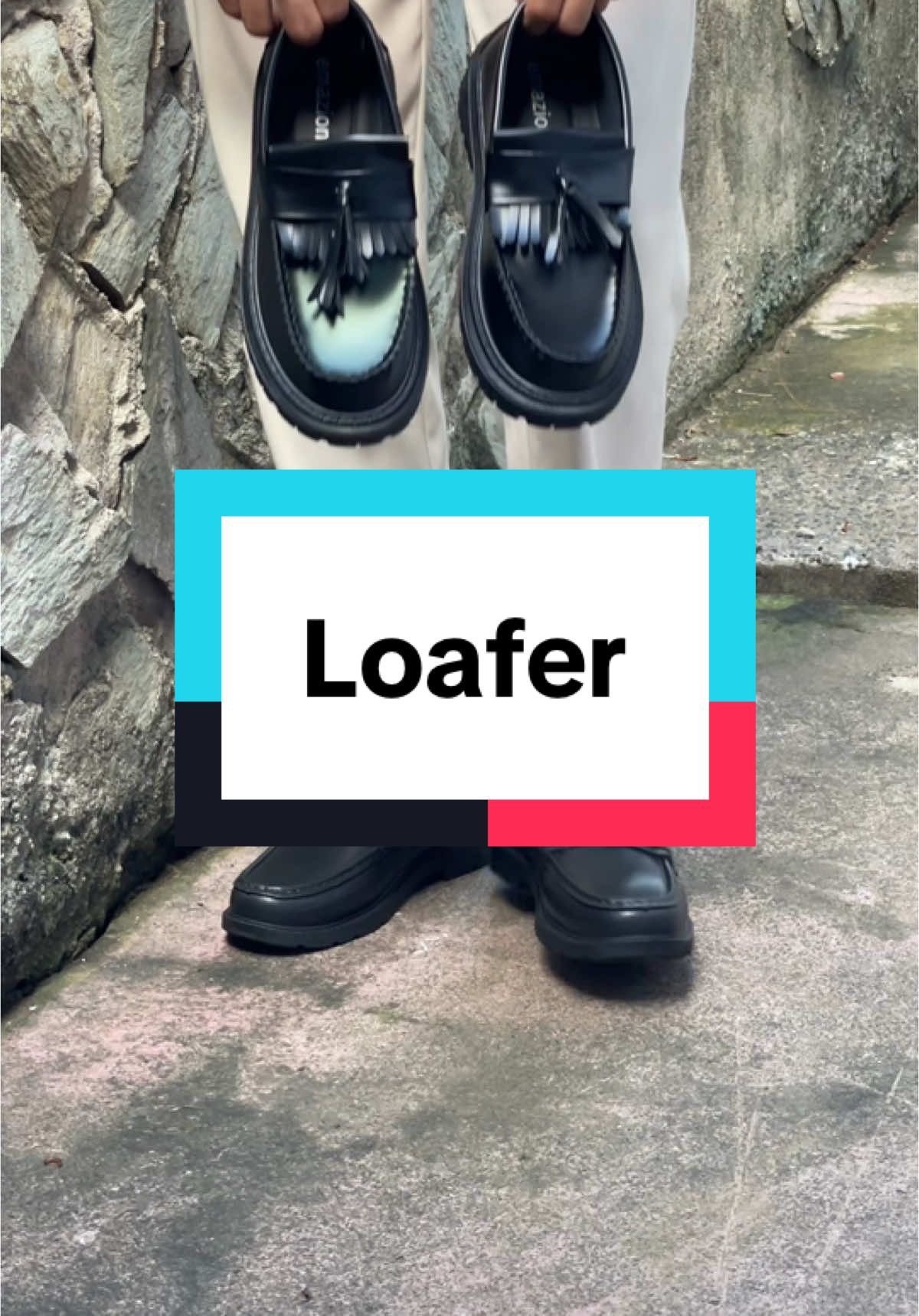 [HIGH-QUALITY) Korean Fashion Loafer For W Men Black Casual Leather Shoes Wedding Shoes(Reduce 1 size). #loafers #loafer #blackshoes #fyp #foryou #trendy 