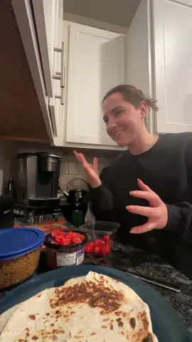 Its gonna be so hard living with another human being someday 🥲😂 #livingalone #alonetime #cookingathometiktoktv #cookingtiktok #burrito #burritos #hacksandtips #amputee #bottomsup 