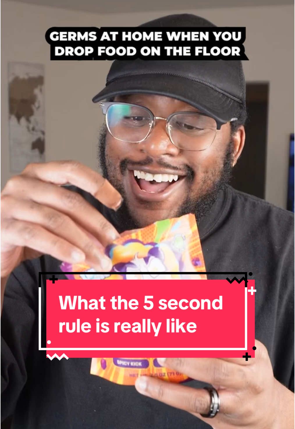 The other side of the 5 second rule #5secondrule #joke #skit #funnyskit #chamoy #candy #funny #humor