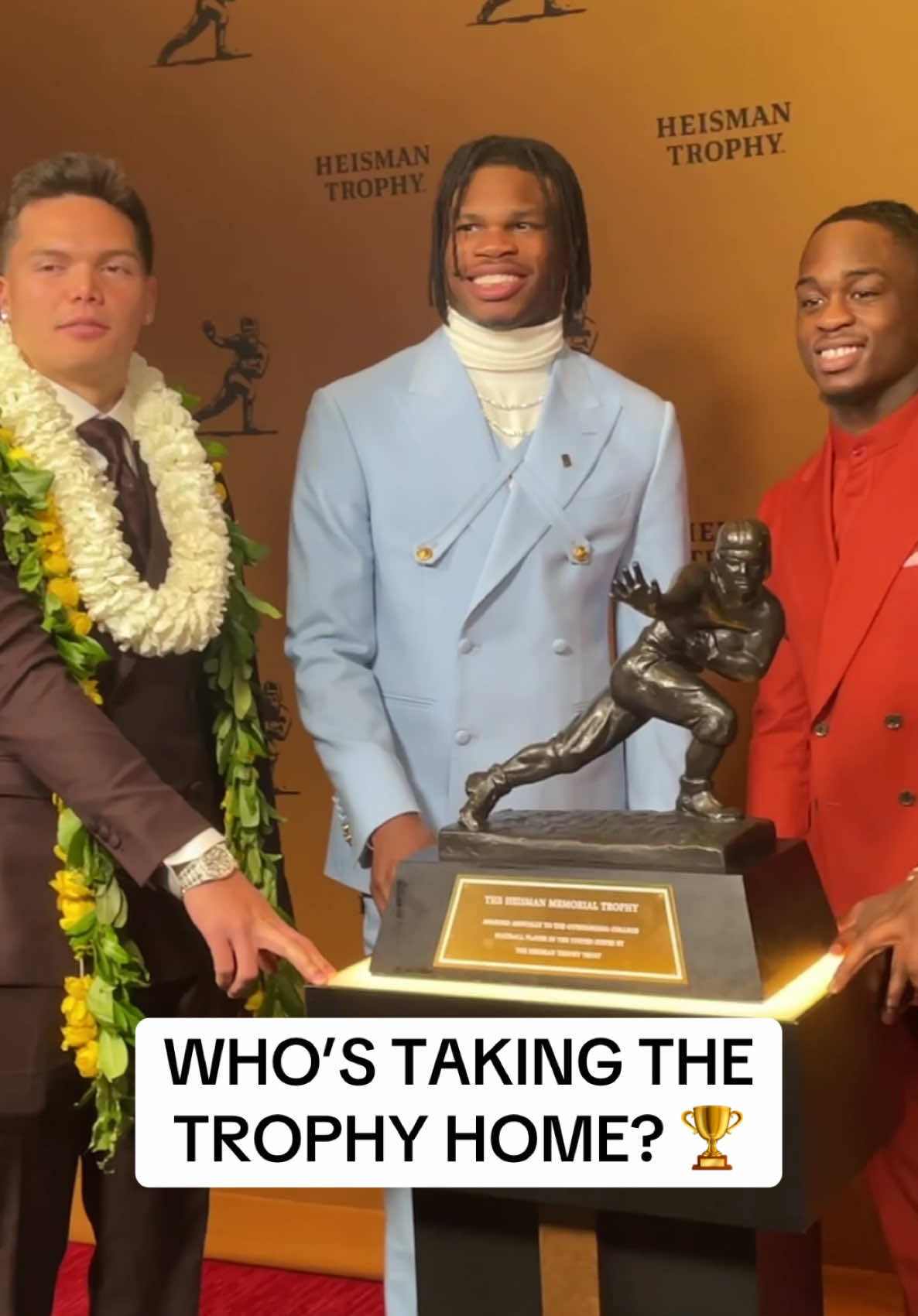 Who will be the 2024 #HeismanTrophy winner? 🤷🔥 #cfb #football #heisman 