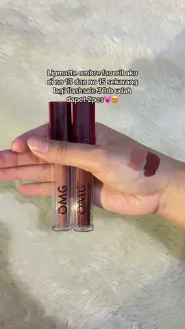 lipmatte ombre omg 30rb udah dapet sepaket yu di cek keranjang kuning nya #lipmatte #lip #lipstick #lipmatteviral #omg #ohmyglam #fyp 