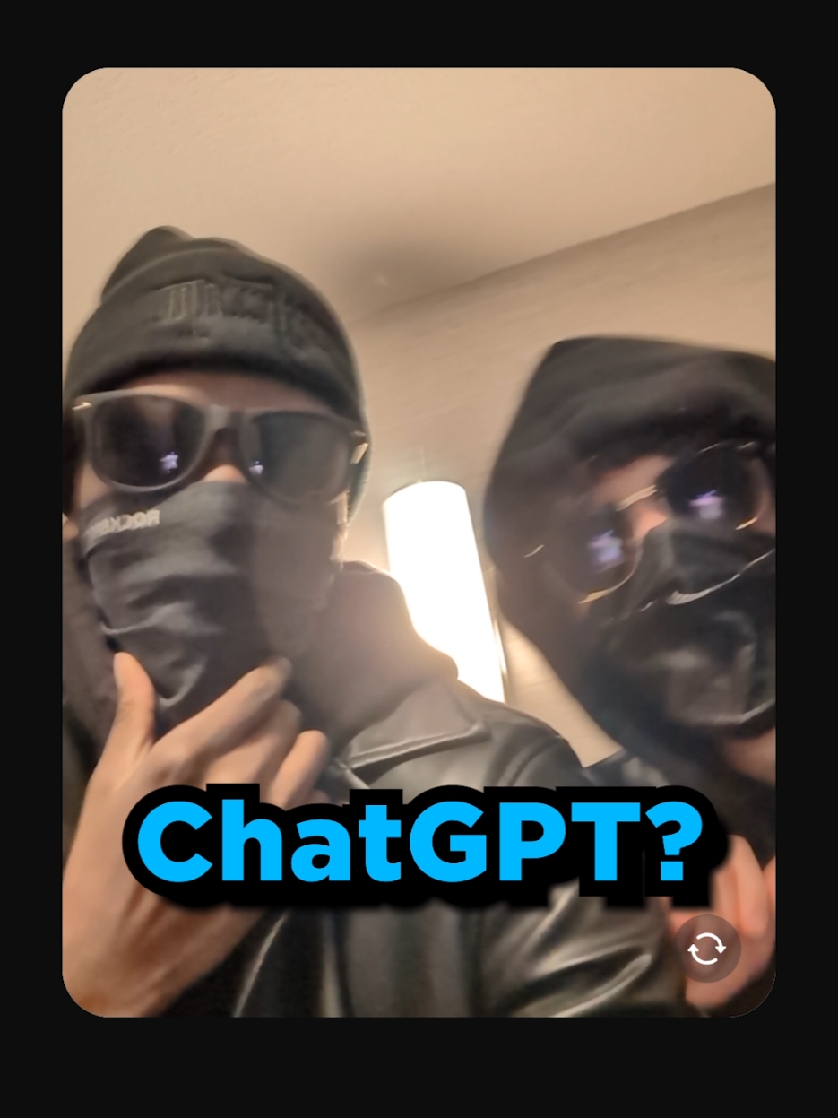 Testing out ChatGPT video. Hey ChatGPT is there someone behind me? #funny #chatgpt #comedy  The Robbers: @Tope Babalola @Gregor Reynolds 