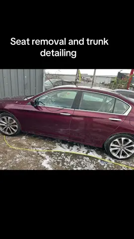 Getting into the details! Removing the seats on a Honda Accord for a deep clean and trunk detail. From unbolting the seats to vacuuming every nook and cranny, we're bringing back that fresh car feel. 💺✨ Don't forget to clean the trunk too—it’s all about that next-level interior care! 🚗💥 #HondaAccord #SeatRemoval #TrunkDetail #CarDetailing #HondaLife #AutoDetailing #InteriorDetail #CarMaintenance #DIYCarCare #CleanCar #CarCleaning #DetailingCommunity #hondalove 