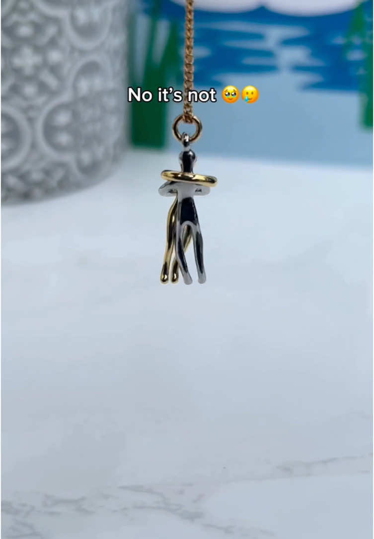 Hug them, even when you’re apart 💕✨ Limited stock! #RomanticGift #EternalHugNecklace 